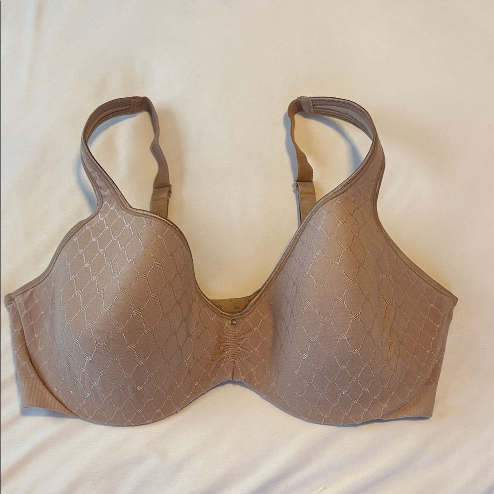 Olga Textured Beige Bra